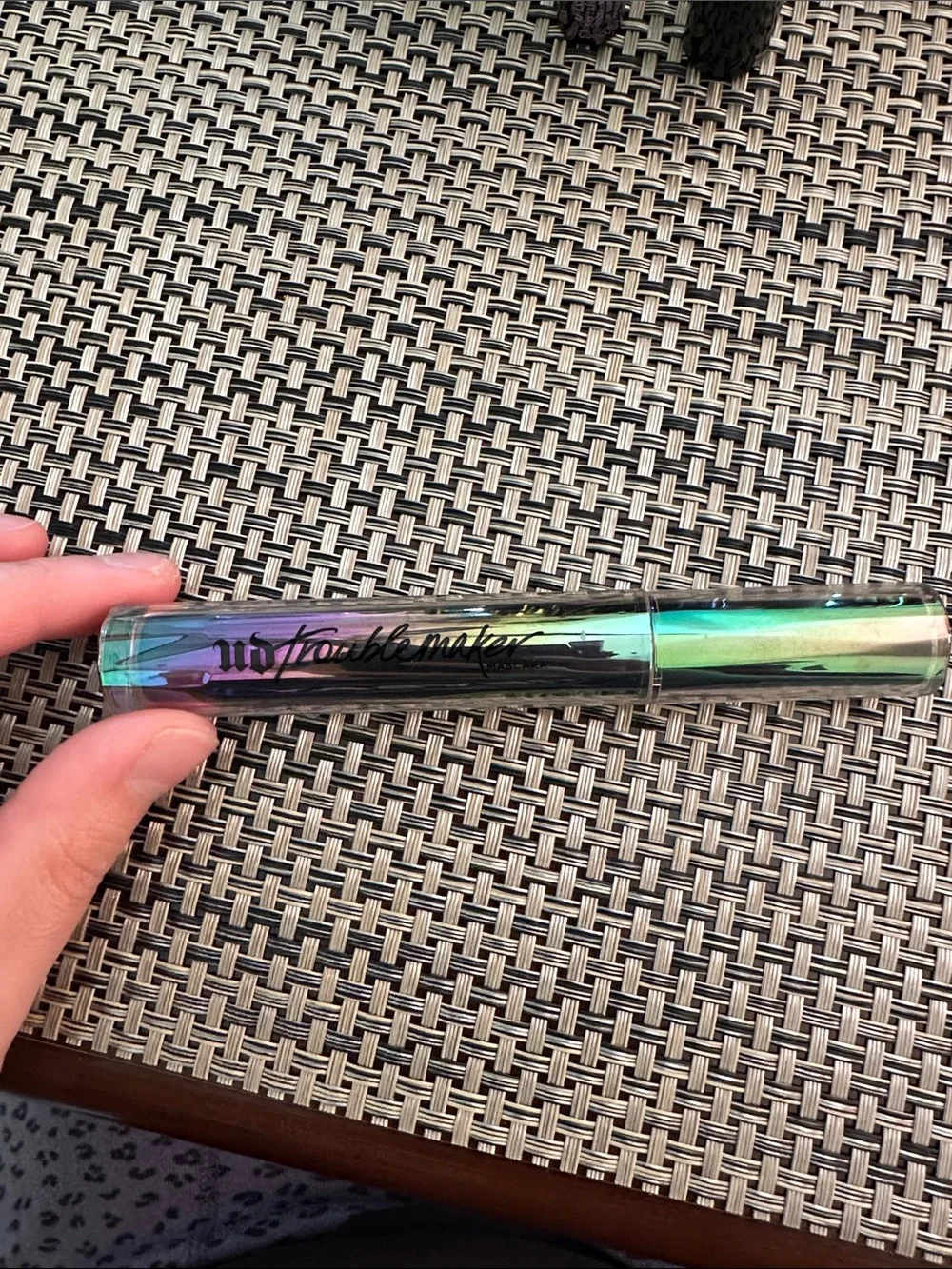 Urban Decay Trouble Maker Mascara — Iridescent Blue-Green Tube